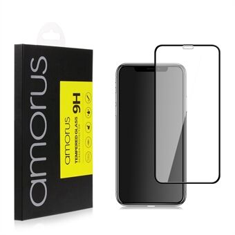 AMORUS Full Size 9H Screenprotector van gehard glas voor iPhone (2019) 6.1 "/ XR 6.1 inch Screenprotector