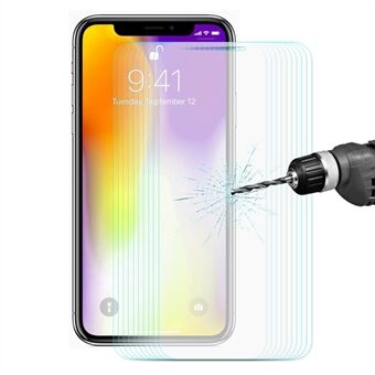 ENKAY 10 STKS / SET 0.26 mm 9H 2.5D Arc Edge Tempered Glass Screenprotectors voor iPhone (2019) 6.5 "/ XS Max 6.5 inch