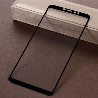 RURIHAI 0.26 mm 2.5D gebogen gehard glas schermbeschermer op volledige grootte voor Xiaomi Mi Max 3 - zwart