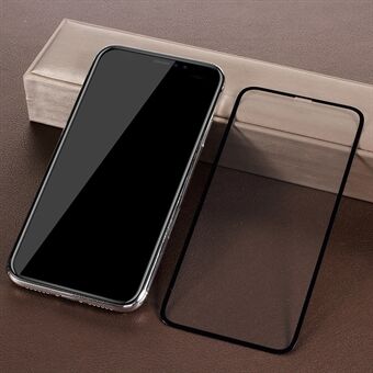 RURIHAI HD Clear Full Size Gehard Glas Screen Protector [Explosiebeveiliging] voor iPhone (2019) 6.1 "/ XR 6.1 inch - Zwart