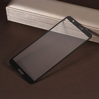 5D gebogen schermbeschermer van gehard glas op ware grootte voor Huawei P Smart / Enjoy 7S - Zwart