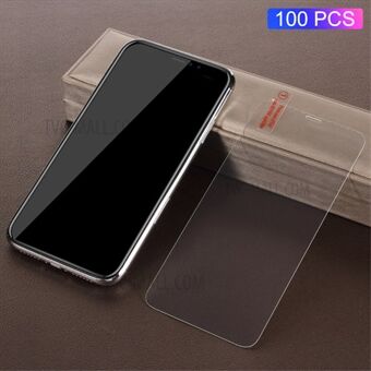 100 stks / set Arc Edge 0.25mm mobiele screenprotector van gehard glas voor iPhone (2019) 6.1 "/ XR 6.1 inch