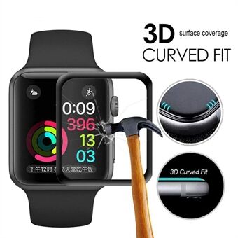 3D Tempered Glass voor schermbescherming van Apple Watch Series 4 40mm