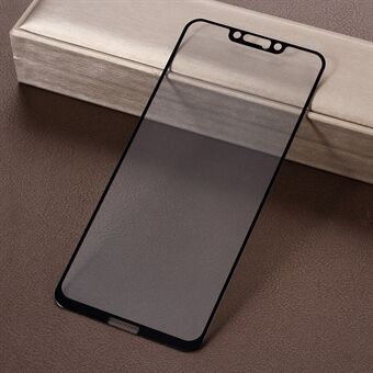 Full-size full-cover zeefdruk gehard glas beschermfolie voor Huawei Mate 20 Lite - zwart
