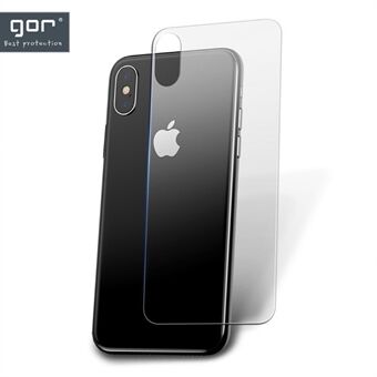 GOR voor iPhone XS Max 6.5 inch 2.5D rugbeschermer in gehard glas [Anti-explosie]