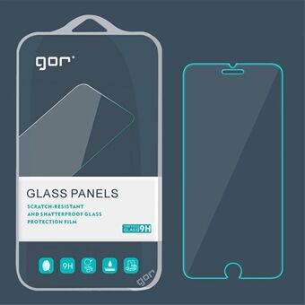 GOR Anti-reflecterende gehard glazen schermbeschermfolie 0,2 mm gebogen randen voor iPhone 8/7 4,7-inch