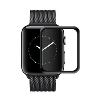 MOCOLO Beschermend gehard glas op volledig scherm voor Apple Watch Series 4 44 mm - zwart