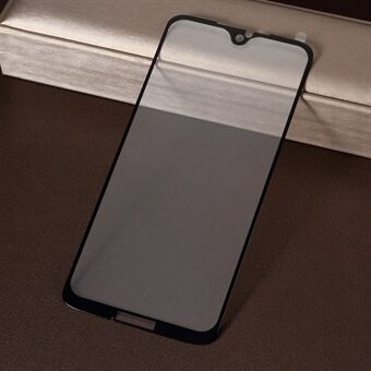 RURIHAI voor Motorola Moto G7 / G7 Plus Volledige dekking Zeefdruk Screenprotector van gehard glas [0.26mm 2.5D]