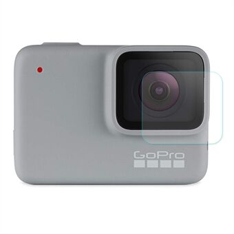 HAT Prince 0.2 mm 9H 2.15D screenprotector van gehard glas voor GoPro HERO7 wit en zilver