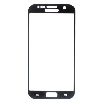 Screenprotector van gehard glas voor Samsung Galaxy S7 G930 Zeefdruk op volledige grootte - Zwart