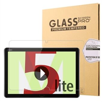 Voor Huawei MediaPad M5 lite 10 0.25mm 9H Volledige Cover Gehard Glas Screen Protector Film: