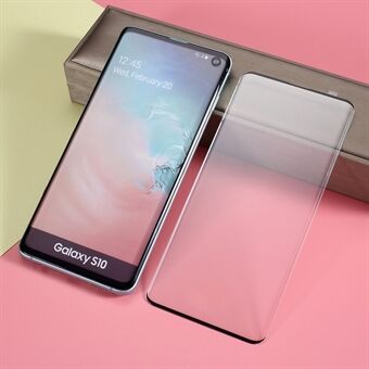 Full-size gehard glas scherm film cover voor Samsung Galaxy S10 (vingerafdruk ontgrendelen)