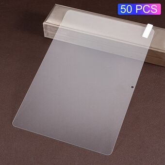 50 stuks / pak 0,3 mm gebogen randen in gehard glazen scherm op ware grootte voor Huawei MediaPad T5 10 (geen verpakking)