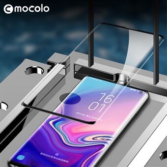 MOCOLO 3D volledig scherm gebogen gehard glas screenprotector (vingerafdruk ontgrendelen) voor Samsung Galaxy S10 Plus
