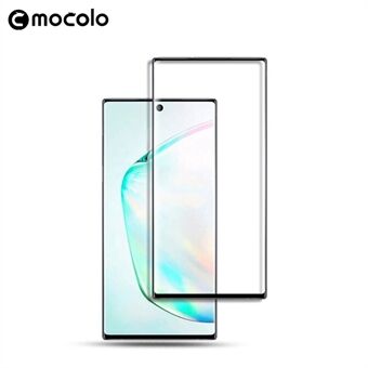 MOCOLO 3D volledig scherm gebogen schermbeschermer van gehard glas (vingerafdruk ontgrendelen) voor Samsung Galaxy Note 10 Plus/ Note 10 Plus 5G