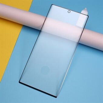 RURIHAI voor Samsung Galaxy Note 10 Plus/Note 10 Plus 5G 3D Gebogen Volledige Cover Gehard Glas Screen Protector [Ondersteuning Vingerafdruk Unlock]