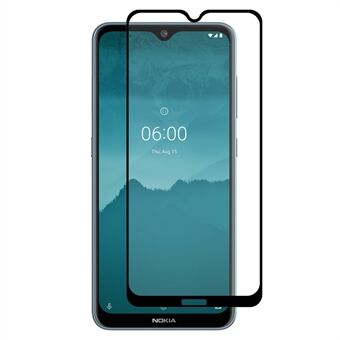 HAT Prince Full Adhesive Full Size 0.26mm 9H 2.5D Arc Edge Tempered Glass Screen Protector voor Nokia 6.2 "