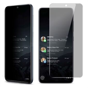 IMAK Anti-peep 9H gehard glazen schermbeschermingsfilm voor Samsung Galaxy A81 / Note 10 Lite / M60S