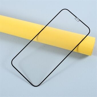 Screenprotector van gehard glas voor iPhone 12 Pro Max Full Glue Silk Print Complete dekkingsfilm