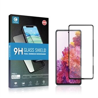MOCOLO voor Samsung Galaxy S20 FE 4G / FE 5G / S20 Lite / S20 FE 2022 Double Defense Tempered Glass Screen Protector Full Glue Full Cover Silk Printing Anti-explosion Film - Zwart