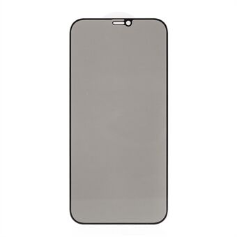 Anti-piep volledig bedekkende schermbeschermer van gehard glas met zijdeprint (zijlijm) voor iPhone 12/12 Pro