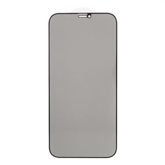 180 Graden Anti- Spy voor iPhone 12 Pro Max Screenprotector van gehard glas [Volledige lijm] [Complete hoes]