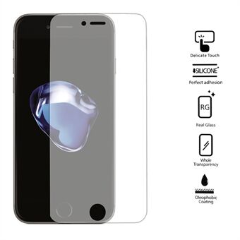 Anti-peep privacy gehard glazen schermbeschermer 0,3 mm Arc Edge voor iPhone 8/7 4,7 "