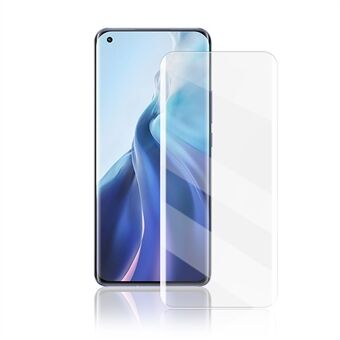 MOCOLO voor Xiaomi Mi 11 3D Gebogen UV Vloeistof Gehard Glas Screen Protector Volledige Dekking Volledige Lijm Ultra Clear Shield
