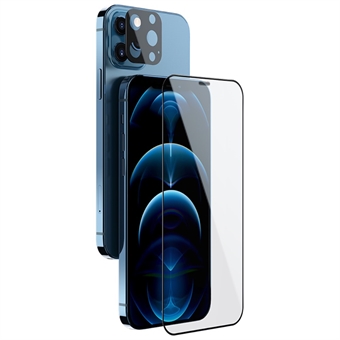 NILLKIN 2 in 1 volledig scherm Ultraheldere HD-schermbeschermer van gehard glas met camerafilm voor iPhone 12 Pro Max