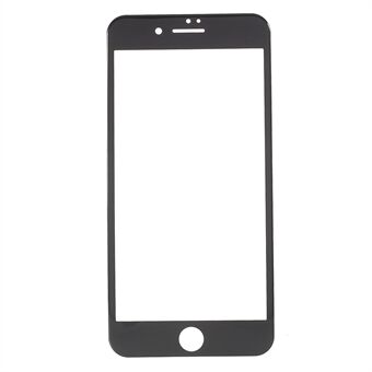 Zachte koolstofvezel screenprotector van gehard glas op ware grootte voor iPhone 7 4,7 inch