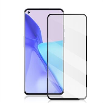 MOCOLO Full Glue HD Tempered Glass Screen Print Full Screen Protector voor OnePlus 9 - Zwart