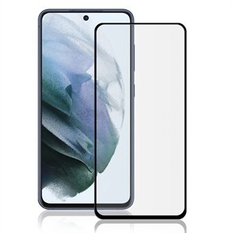 MOCOLO Zijde Print Anti-explosie Gehard Glas Volledige Lijm Full Size Screen Protector voor Samsung Galaxy S21 FE - Zwart