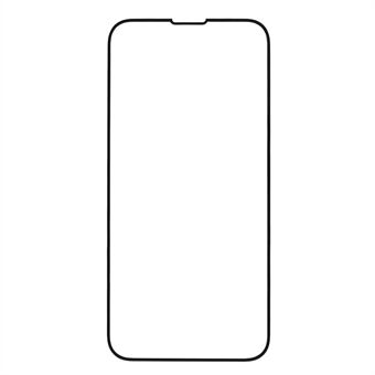 RURIHAI voor iPhone 13 6.1 Inch Volledige Lijm Full Size Solide Verdediging Gehard Glas Screen Protector 9H 0.26mm 2.5D Arc Film