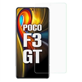 0,3 mm gehard glas telefoonschermbeschermer Cover Arc Edge -schermbeschermer voor Xiaomi Poco F3 GT