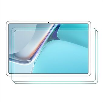 HOED Prince 2 stks/pak Volledige dekking Volledige lijm 2.5D 9H Hardheid 0.33mm Gehard glas film screen protector voor Huawei MatePad 11 (2021)