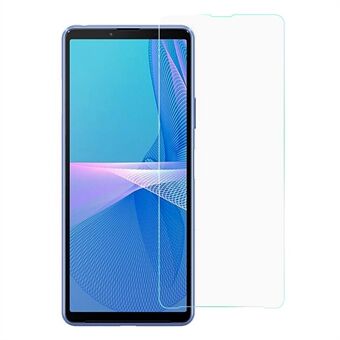 HD Clear 0.3mm Arc Edge Tempered Glass Screen Protector Bubble Free voor Sony Xperia 10 III Lite