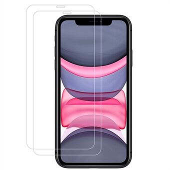 AMORUS 2 stks / set Full Glue HD Clear Anti-kras Gehard Glas Screen Protector voor iPhone 11 Pro Max 6.5 Inch