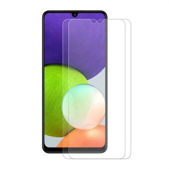 HOED- Prince 2 stuks / set 0.26 mm 9H hardheid 2.5D Edge Anti-kras gehard glas screenprotector beschermfolie voor Samsung Galaxy A32 4G (EU-versie)