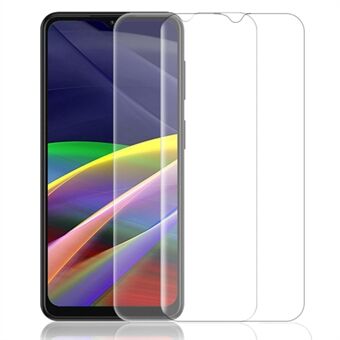 AMORUS 2 stks/pak volledige lijm 9H hardheid Anti-vingerafdruk HD Clarity gehard glas film voor Samsung Galaxy A13 5G