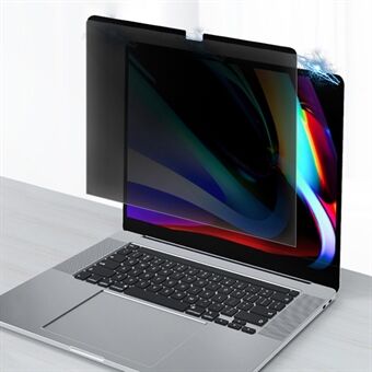 Voor MacBook Pro 13 inch (2016) / (2017) / (2018) / (2019 /) / (2020) / MacBook Air 13,3 inch (2018) / (2020) Afneembare magnetische anti-kijkfilm Gehard glazen schermbeschermer antikras Luchtbelvrije installatie