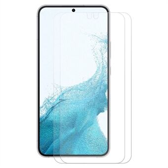 HAT Prince 2 stuks / pak voor Samsung Galaxy S22 5G Sensitive Touch HD 0.2 mm Ultradunne volledige lijm 9H gehard glazen schermbeschermer [Fingerprint Unlock Version]