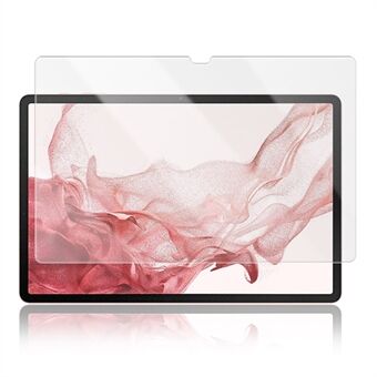 MOCOLO 2.5D Edge Protection Screenprotector voor Samsung Galaxy Tab S7 + / Tab S8 +, volledig dekkende, volledig zelfklevende HD-film van helder gehard glas