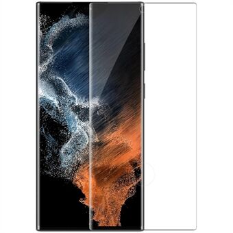 NILLKIN 3D CP + MAX Voor Samsung Galaxy S22 Ultra 5G Anti-Explosie 9H Hardheid Volledige Dekking Gehard Glas Film AGC Glas Screen Protector
