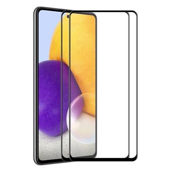 ENKAY 2 stks/set voor Samsung Galaxy A53 5G 6D volledige lijm zeefdruk gehard glas film full size screen protector