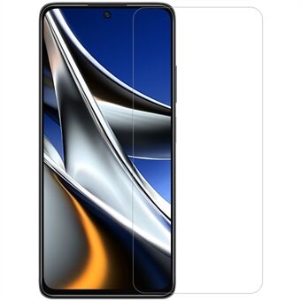 NILLKIN H Anti-olie Gehard Glas Film voor Xiaomi Poco X4 Pro 5G, 9H Hardheid Anti-reflecterende AGC glas screen protector