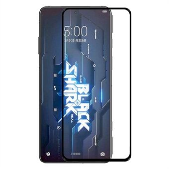 HAT Prince Screenprotector voor Xiaomi Black Shark 5/Black Shark 5 Pro, 0.26 mm 2.5D Arc Edge HD Full Cover 9H Full Adhesive Sensitive Touch Anti-kras Screenprotector van gehard glas