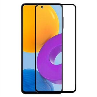 HAT Prince Screenprotector van gehard glas voor Samsung Galaxy M52 5G, 9H 0.26mm 2.5D Arc Edge HD Display Volledige dekking Volledig zelfklevende schermbeschermer