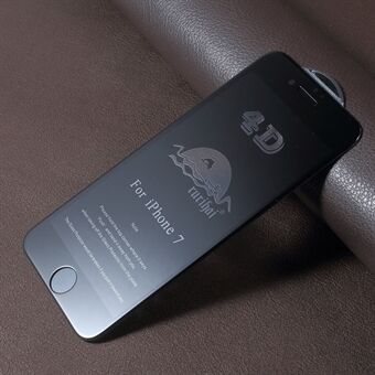 RURIHAI 4D gebogen schermbeschermer van gehard glas op volledig scherm voor iPhone 7