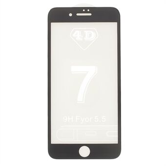 4D Full Covered Screen Screenprotector van gehard glas voor iPhone 7 Plus 5,5 inch