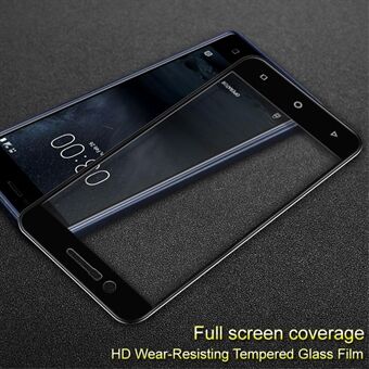 IMAK schermbeschermer van gehard glas op volledige grootte voor Nokia 3